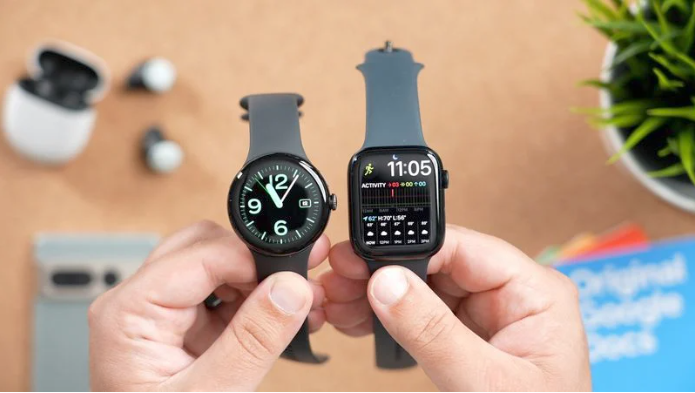 So Sánh Đồng hồ Pixel mới của Google so với Apple Watch Series 8